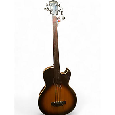 Used Washburn AB- 20 2 Tone Sunburst Acoustic Bass Guitar