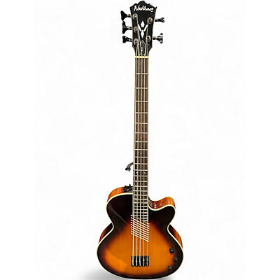 Used Washburn AB-45 Sunburst Electric Bass Guitar