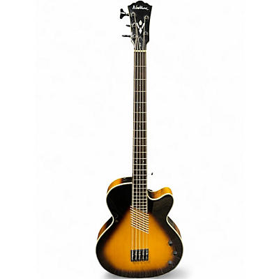 Used Washburn AB45VSK 2 Color Sunburst Acoustic Bass Guitar
