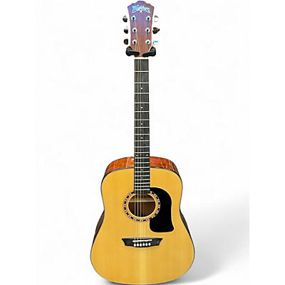 Used Washburn AD5K Natural Acoustic Guitar