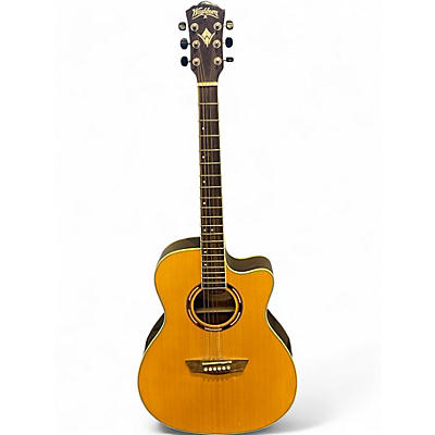 Used Washburn AG20CEK Natural Acoustic Electric Guitar