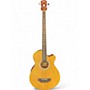 Used Washburn Used Washburn Ab5k Natural Acoustic Bass Guitar Natural