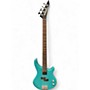 Used Washburn B2 Turquoise Electric Bass Guitar Turquoise