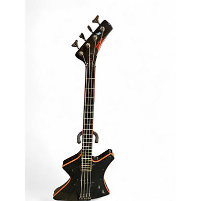Used Washburn B5 Black Electric Bass Guitar