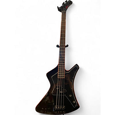 Used Washburn B5 Black Electric Bass Guitar