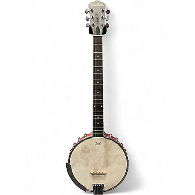 Used Washburn B6-A AMERICANA OPEN BACK 6 STRING BANJO Natural Banjo