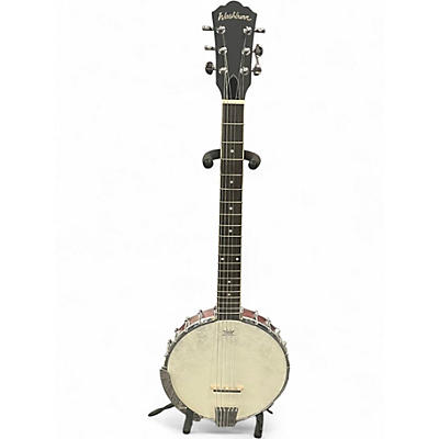 Used Washburn B6-A Black and White Banjo