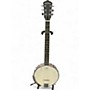Used Washburn B6-A Black and White Banjo Black and White