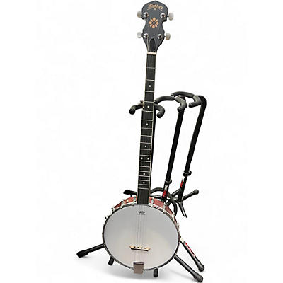 Used Washburn B7-A Wine Red Banjo