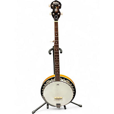 Used Washburn B9 5 String 2 Color Sunburst Banjo