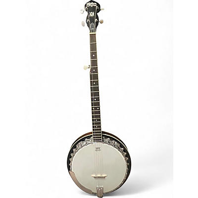 Used Washburn B9 5 String Natural Banjo