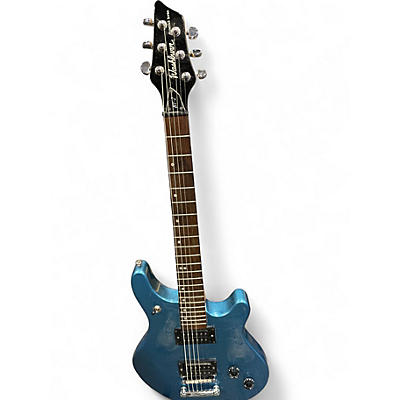 Used Washburn BT 2 Blue Solid Body Electric Guitar