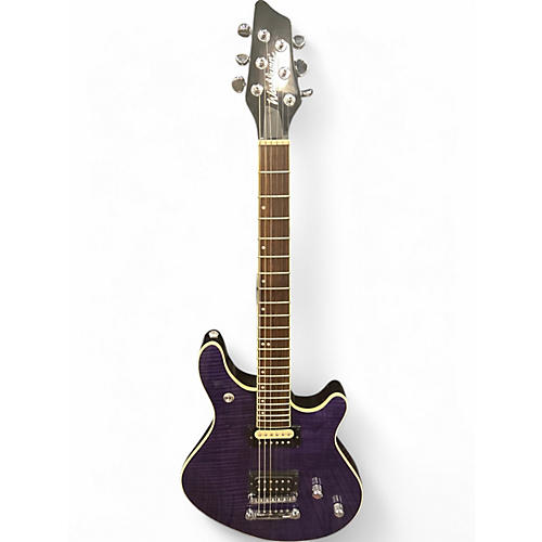 Used Washburn BT-20 Trans Purple Solid Body Electric Guitar Trans Purple