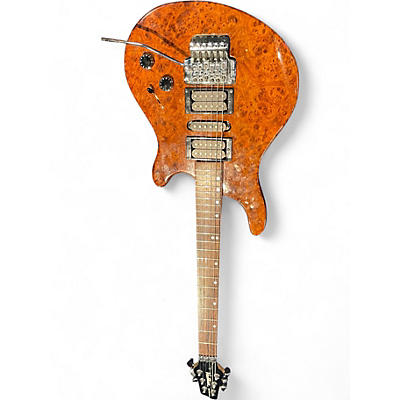 Used Washburn BT-6 BROWN BURL TOP Solid Body Electric Guitar