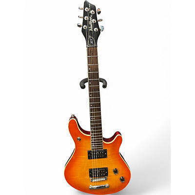 Used Washburn BT-8 MAVERICK SERIES Orange Solid Body Electric Guitar