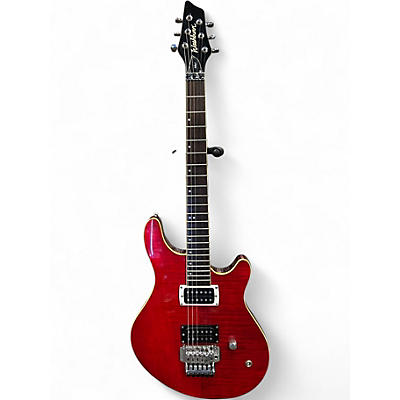 Used Washburn BT8 Transparent Red Solid Body Electric Guitar