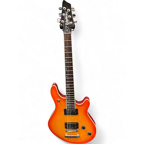 Used Washburn Billy T Cherry Sunburst Solid Body Electric Guitar Cherry Sunburst