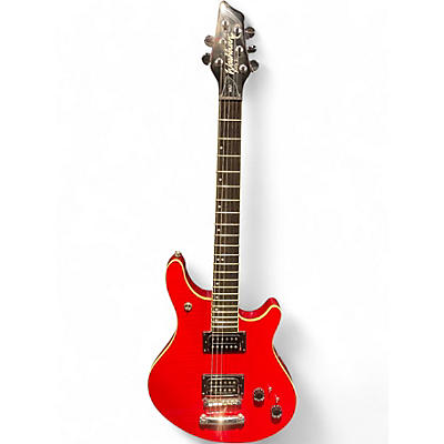Used Washburn Billy T Trans Red Solid Body Electric Guitar