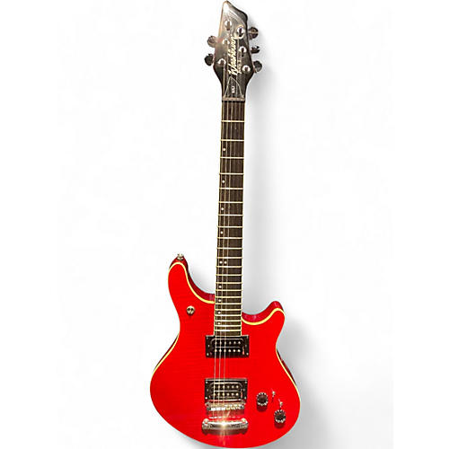 Used Washburn Billy T Trans Red Solid Body Electric Guitar Trans Red