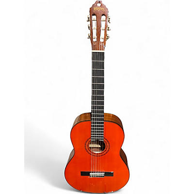 Used Washburn C5 WSH A Amber Classical Acoustic Guitar