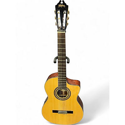 Used Washburn C64CE Natural Classical Acoustic Electric Guitar