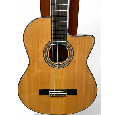 Washburn Used Washburn C64SCE-A Natural Classical Acoustic Electric Guitar