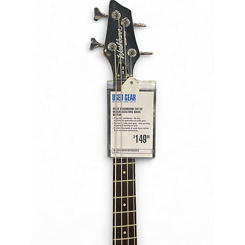 Washburn Used Washburn CB150 Black Electric Bass Guitar Black