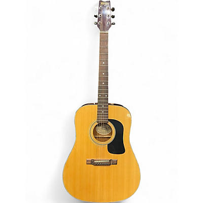 Used Washburn D-10 Natural Acoustic Guitar