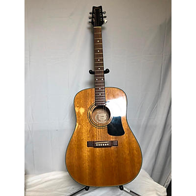 Used Washburn D-10M Mahogany Acoustic Electric Guitar