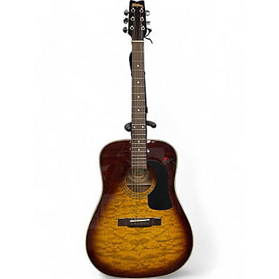 Washburn Used Washburn D-10Q/VS Vintage Sunburst Acoustic Guitar