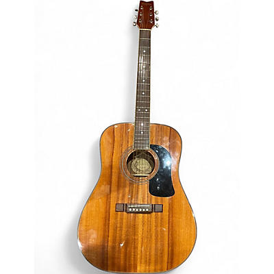 Used Washburn D-20 Natural Acoustic Guitar