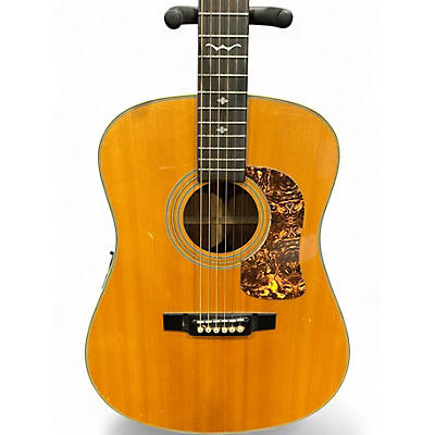 Used Washburn D-21S/EN Natural Acoustic Electric Guitar