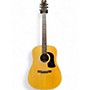 Used Washburn D10 Natural Acoustic Guitar Natural