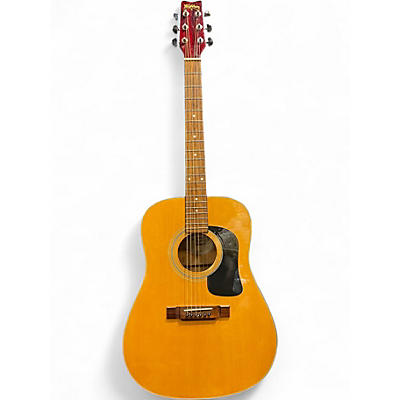Used Washburn D10 Natural Acoustic Guitar