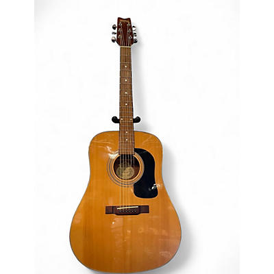 Used Washburn D10 Natural Acoustic Guitar