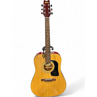 Used Washburn D10 Natural Acoustic Guitar