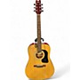 Used Washburn D10 Natural Acoustic Guitar Natural