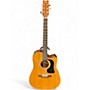Used Washburn D100CE Natural Acoustic Electric Guitar Natural