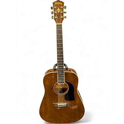 Used Washburn D100DLMK Natural Acoustic Guitar