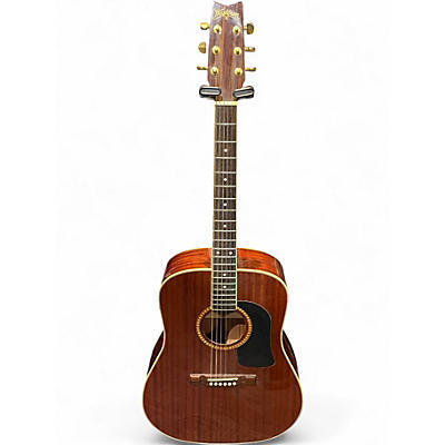 Used Washburn D100M Natural Acoustic Guitar