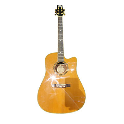 Washburn Used Washburn D104SCE Gloss Natural Acoustic Electric Guitar