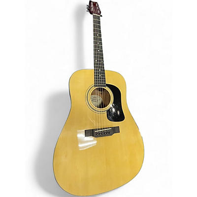 Used Washburn D10N Natural Acoustic Guitar