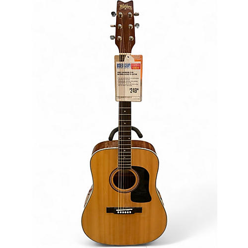 Used Washburn D10S Natural Acoustic Guitar Natural