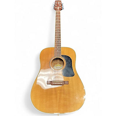 Used Washburn D10S Natural Acoustic Guitar