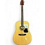 Used Washburn D10S Natural Acoustic Guitar Natural