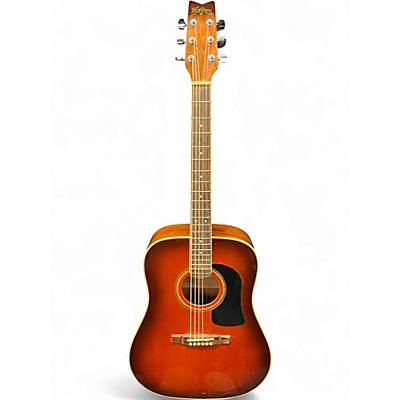 Used Washburn D10S TS Sunburst Acoustic Guitar