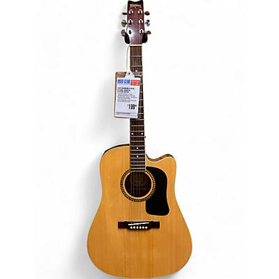 Washburn Used Washburn D10SCE Natural Acoustic Electric Guitar