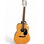 Used Washburn D10SDLK Natural Acoustic Guitar Natural