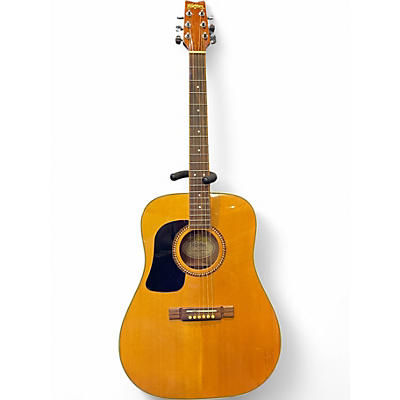 Used Washburn D10SLH Antique Natural Acoustic Guitar