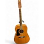 Used Washburn D10SLH Natural Acoustic Electric Guitar Natural